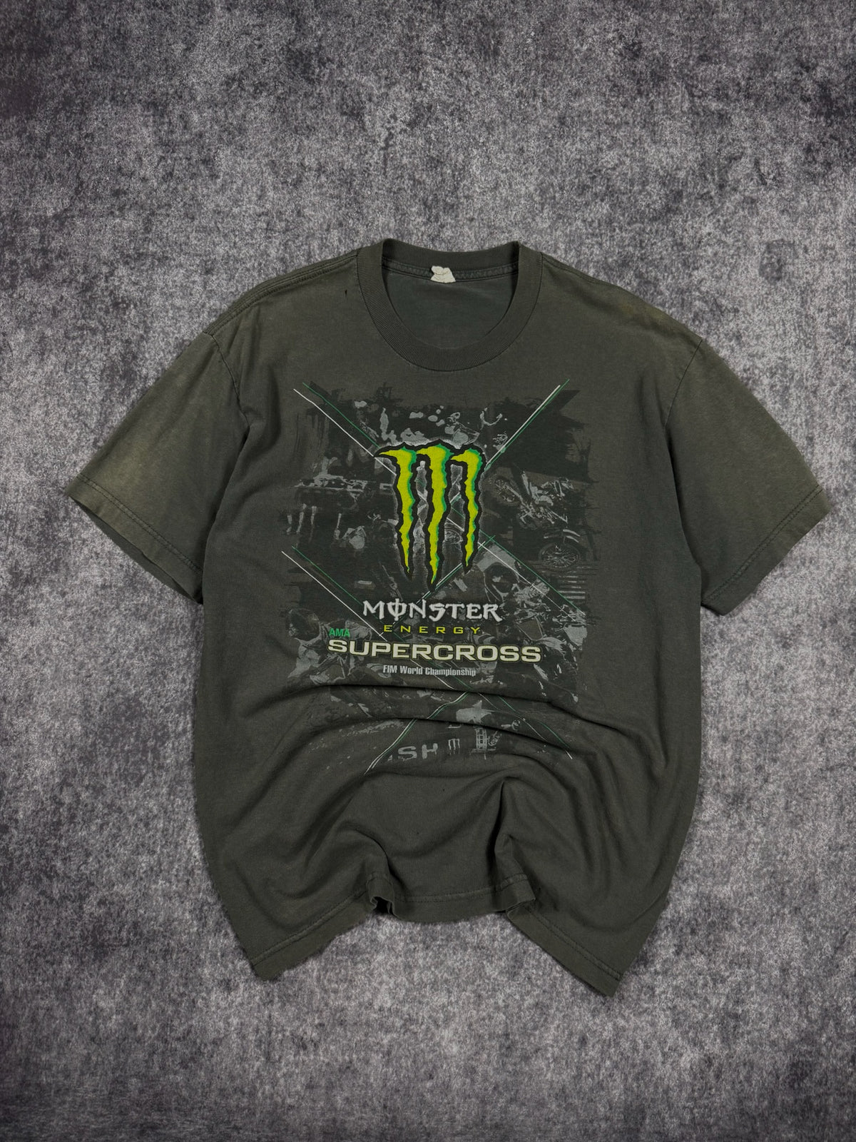 2000s MONSTER x SUPERCROSS SHIRT (M)