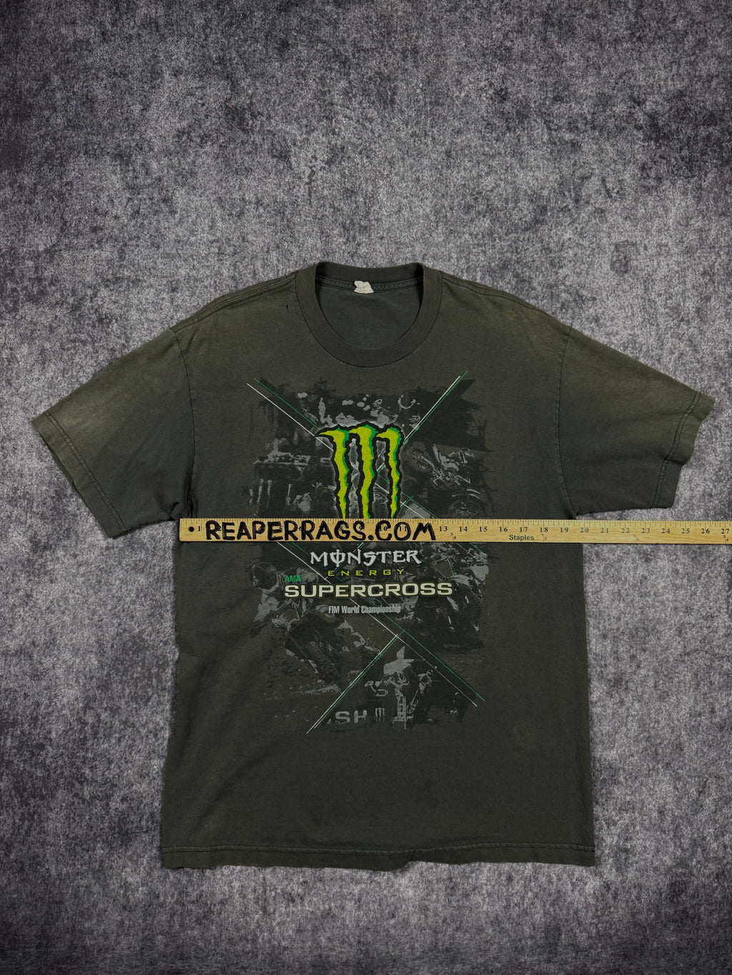 2000s MONSTER x SUPERCROSS SHIRT (M)