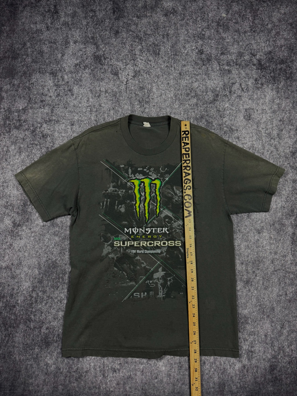2000s MONSTER x SUPERCROSS SHIRT (M)