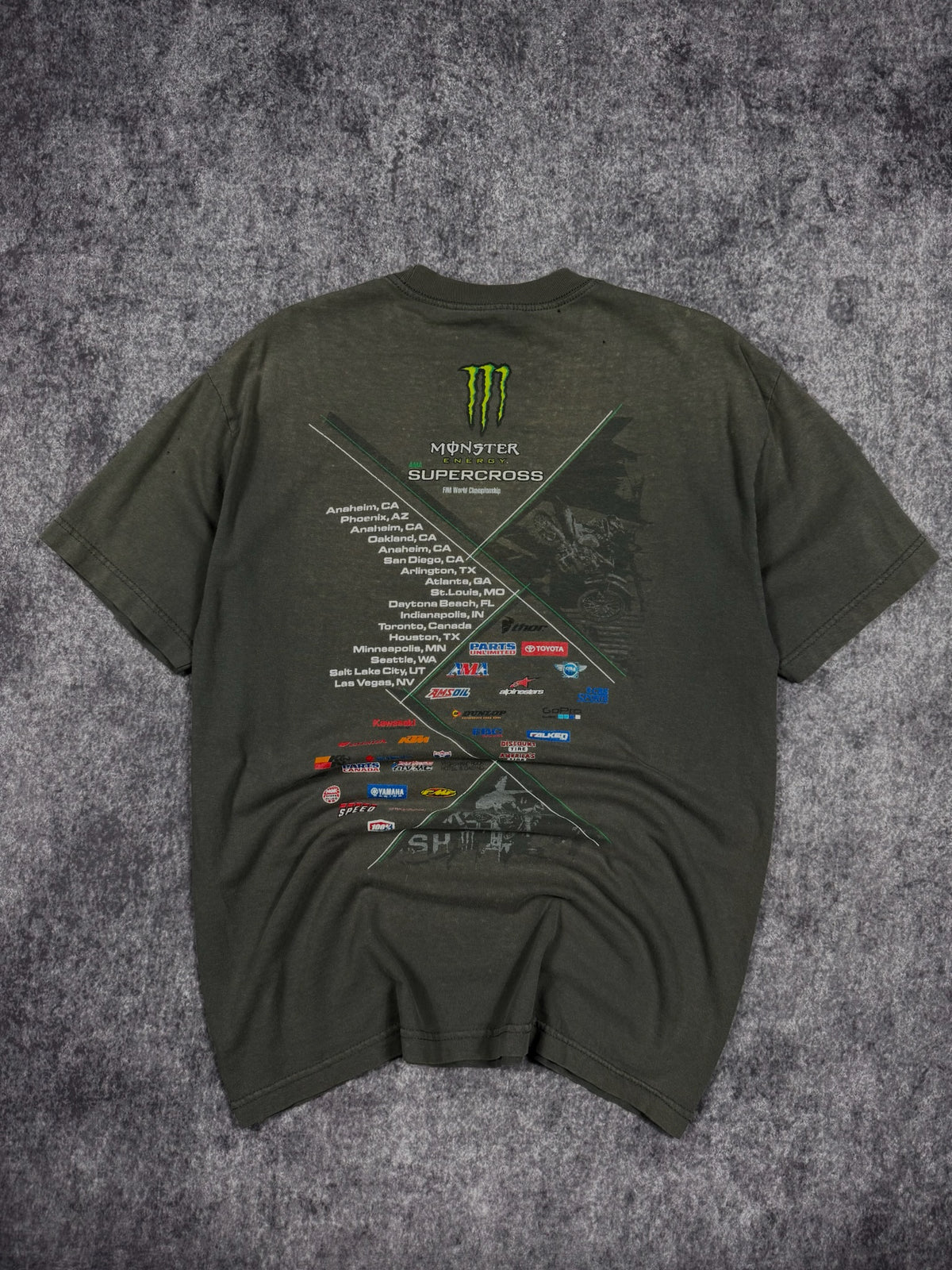 2000s MONSTER x SUPERCROSS SHIRT (M)