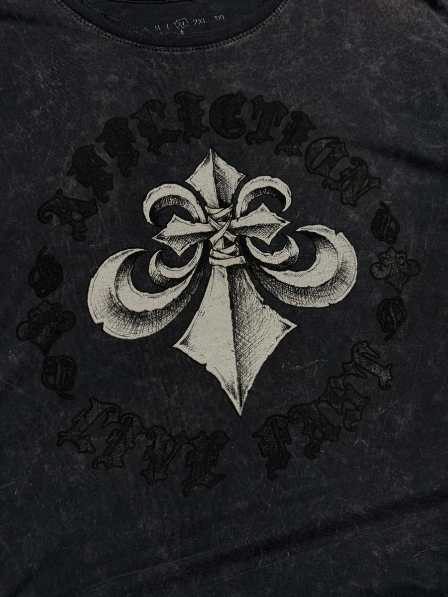(GRAIL) 2000s CHROME AFFLICTION SHIRT (XL)