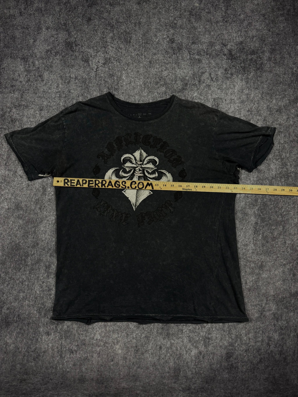 (GRAIL) 2000s CHROME AFFLICTION SHIRT (XL)
