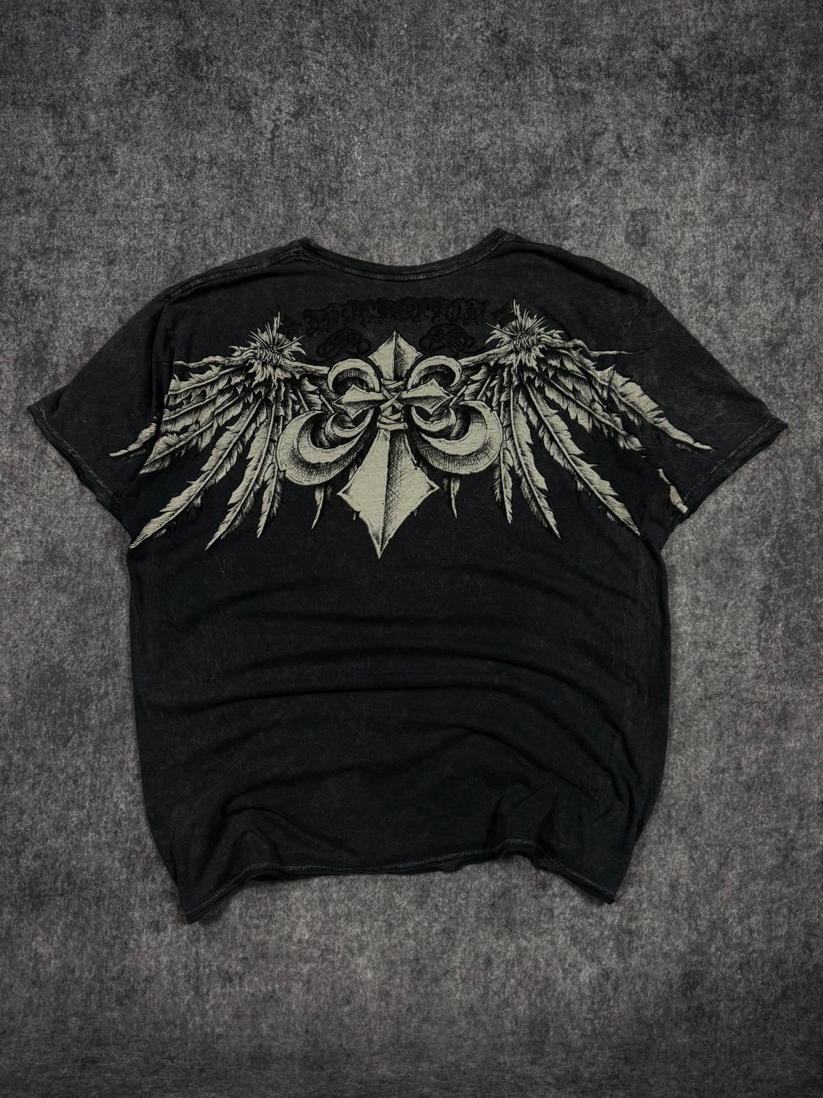 (GRAIL) 2000s CHROME AFFLICTION SHIRT (XL)