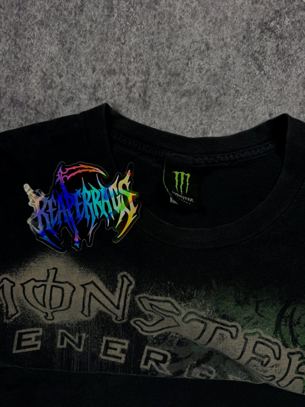 (RARE) 2000s MONSTER ENERGY SHIRT (L)