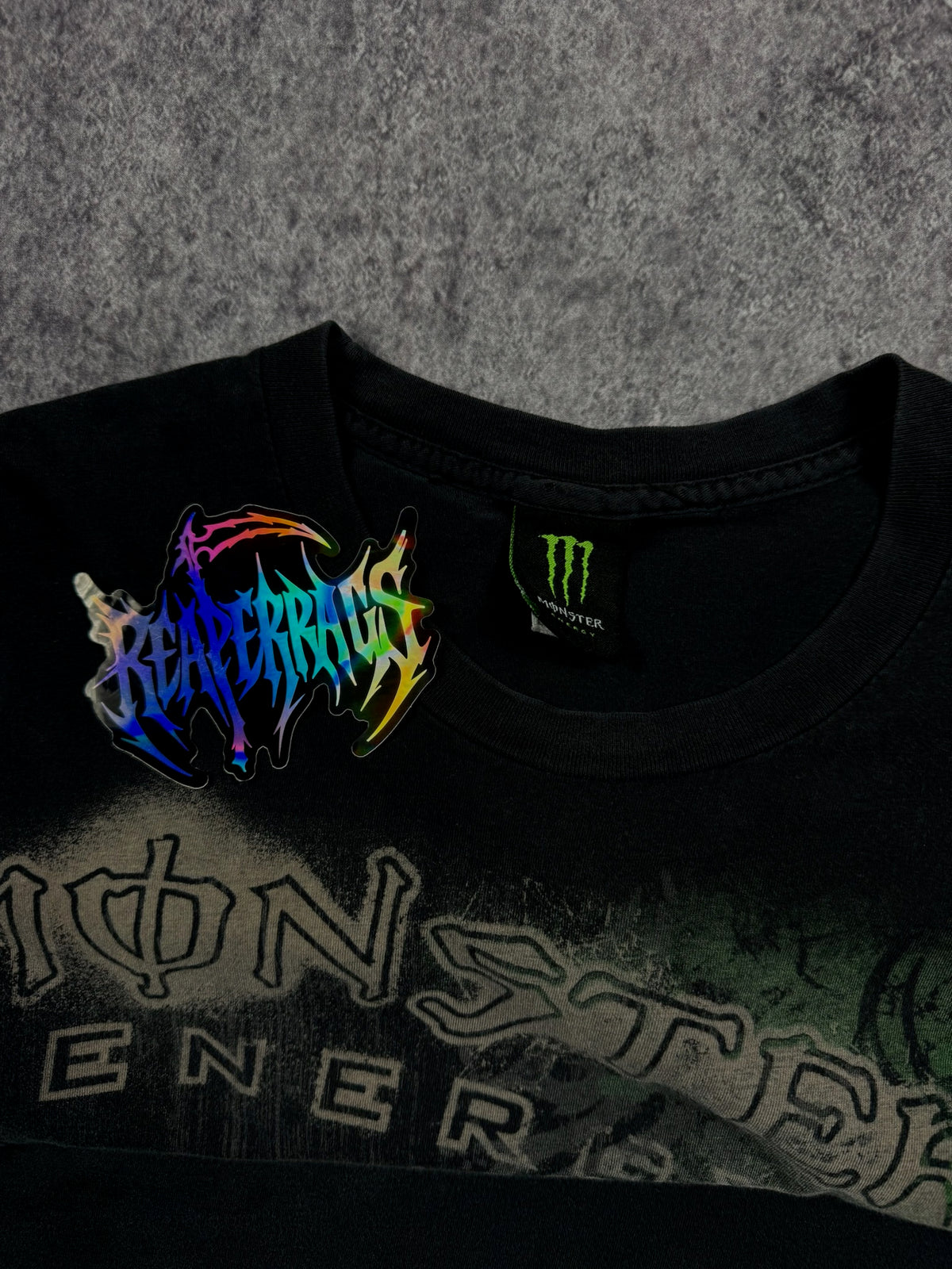 (RARE) 2000s MONSTER ENERGY SHIRT (L)