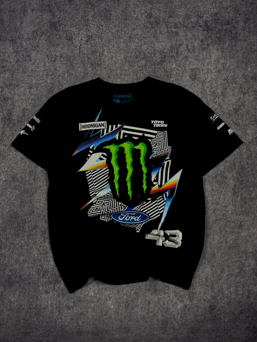 (GRAIL) 2000s MONSTER ENERGY x KEN BLOCK x HOONIGAN SHIRT (L)