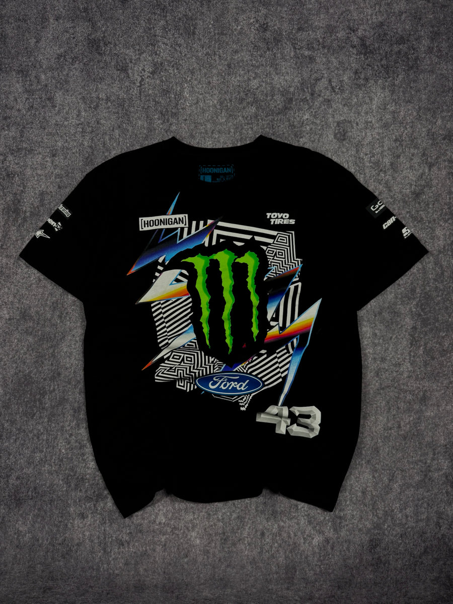 (GRAIL) 2000s MONSTER ENERGY x KEN BLOCK x HOONIGAN SHIRT (L)