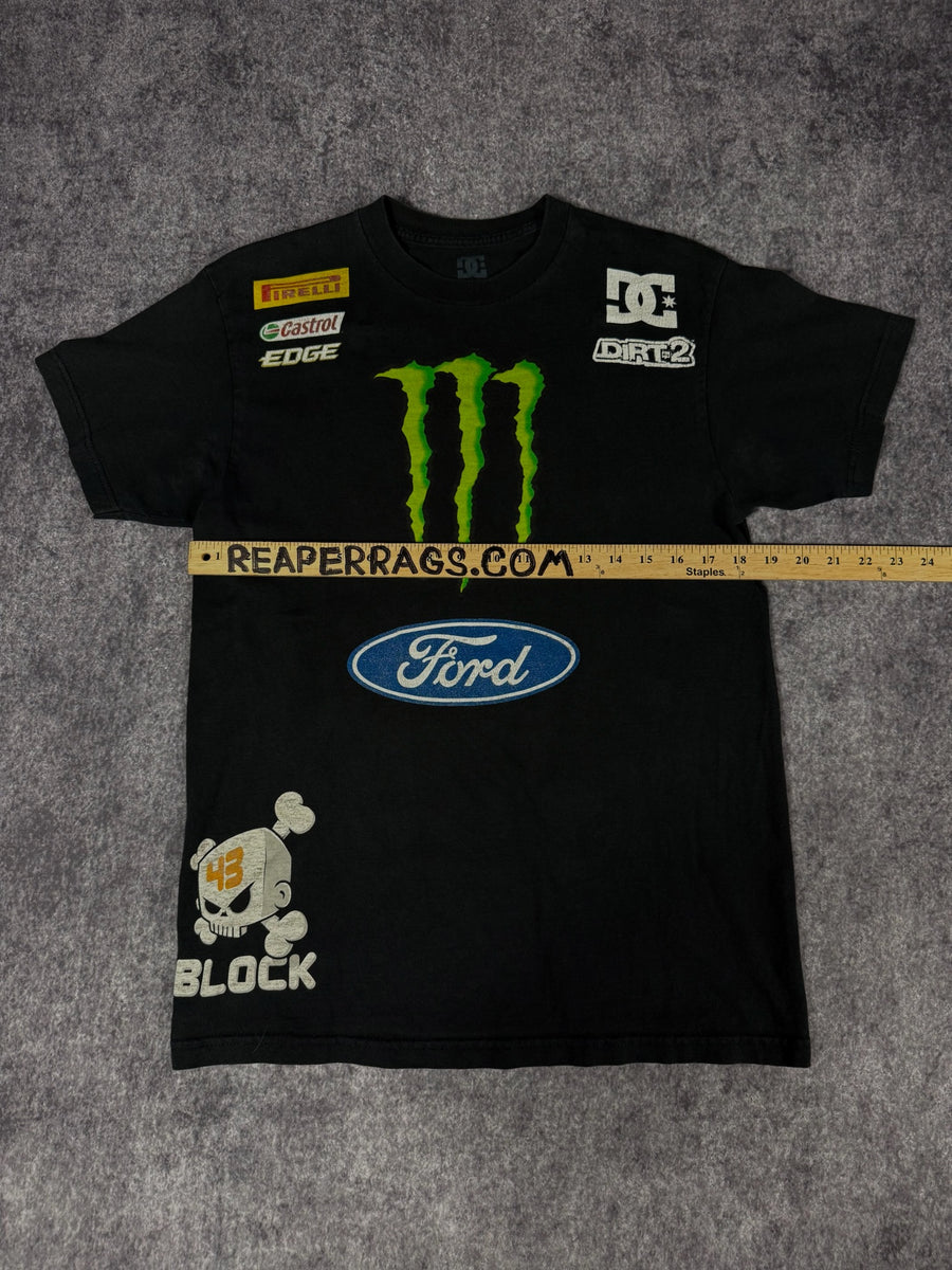 (GRAIL) 2000s MONSTER ENERGY x DC SHOES x KEN BLOCK SHIRT (S)