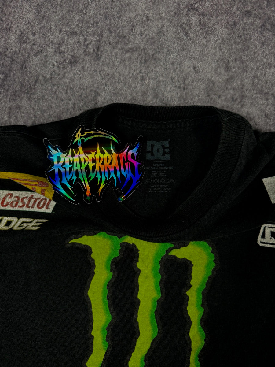 (GRAIL) 2000s MONSTER ENERGY x DC SHOES x KEN BLOCK SHIRT (S)
