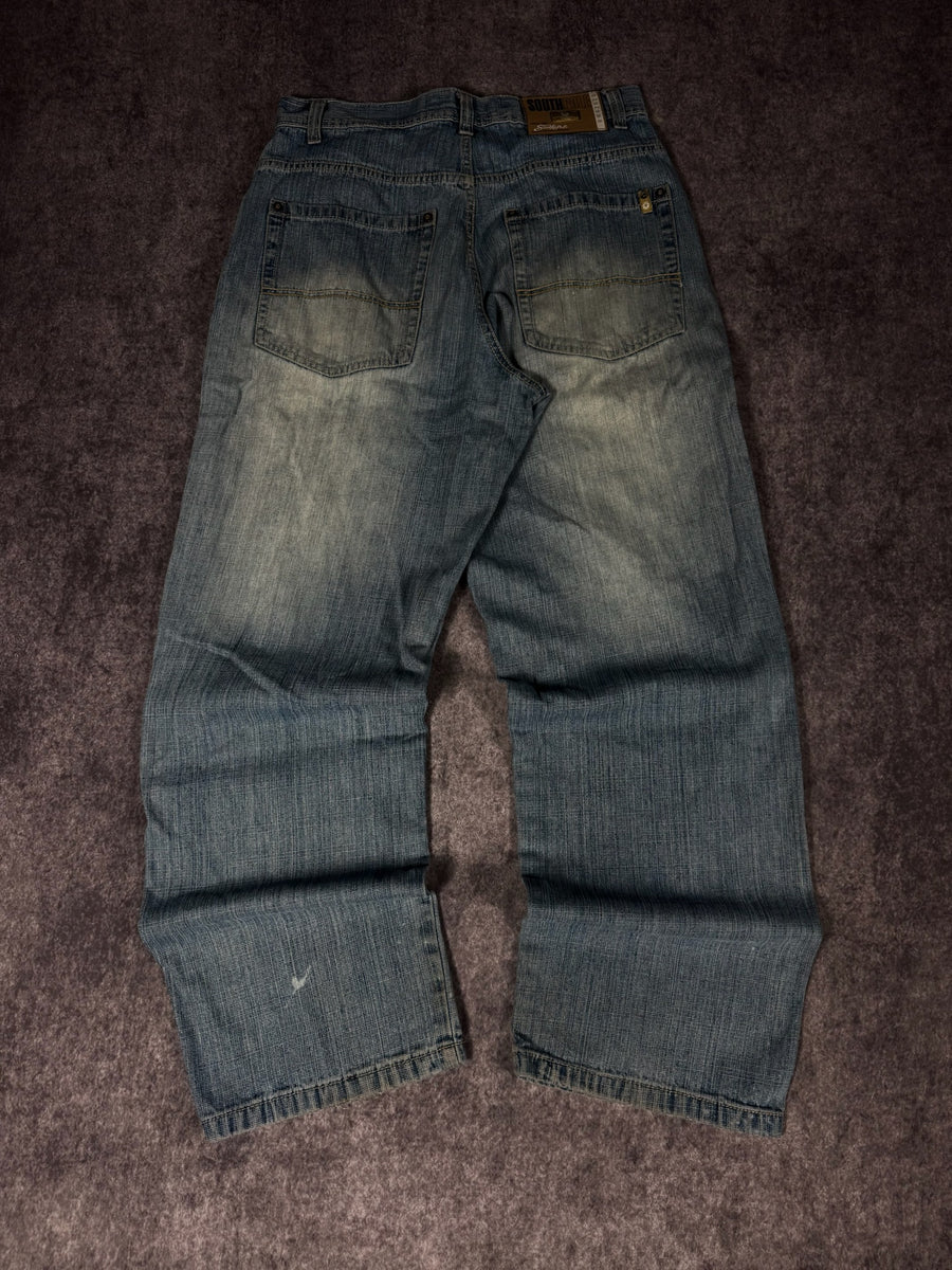 (RARE) 2000s SOUTHPOLE GOLD TAB JEANS (34x32)