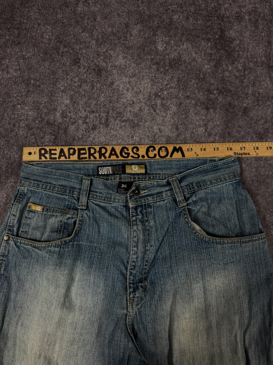(RARE) 2000s SOUTHPOLE GOLD TAB JEANS (34x32)