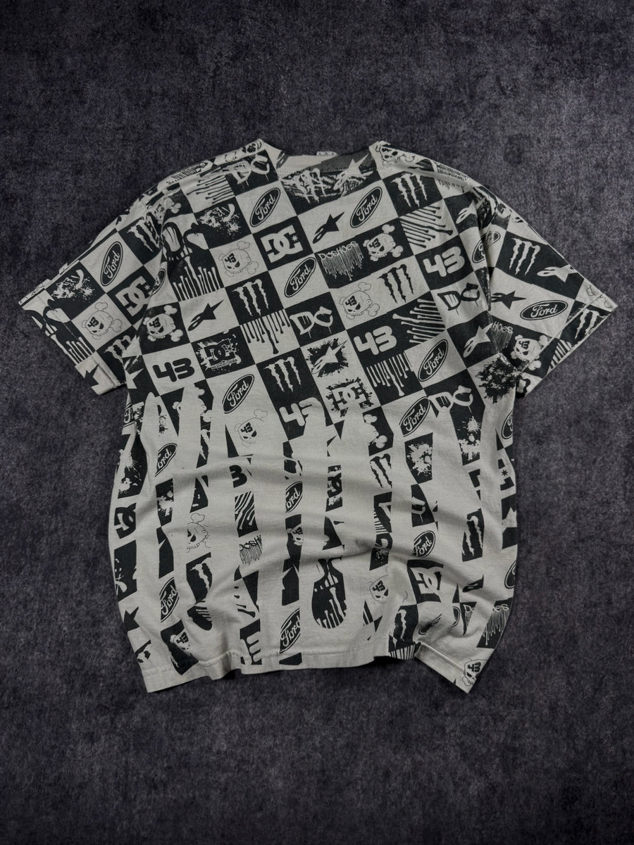 (GRAIL) 2000s MONSTER ENERGY x DC SHOES x KEN BLOCK SHIRT (S)