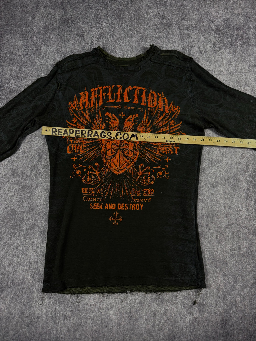 (RARE) 2000s REVERSIBLE AFFLICTION THERMAL (L)
