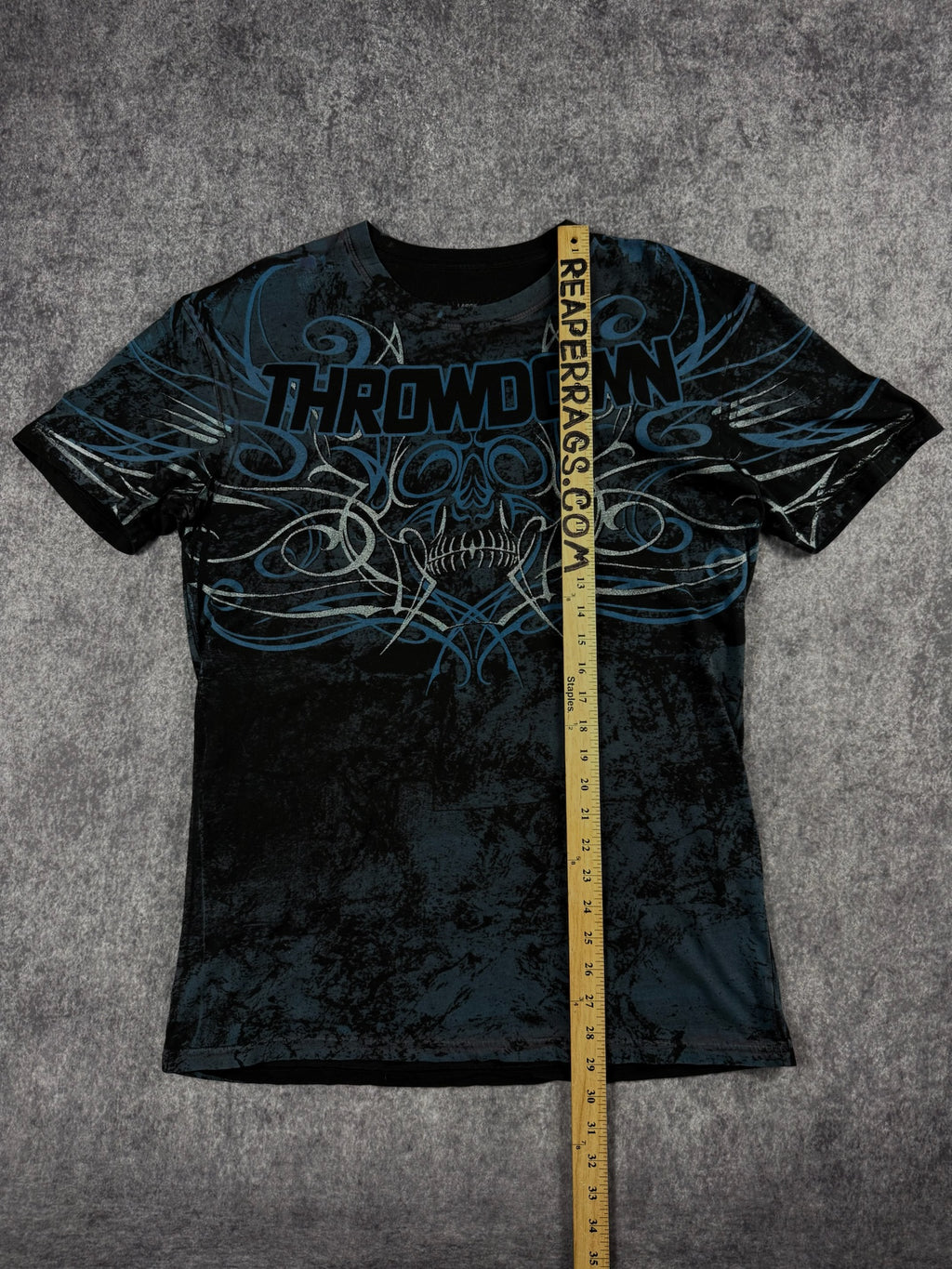 (GRAIL) 2000s CHROME THROWDOWN SHIRT (M)