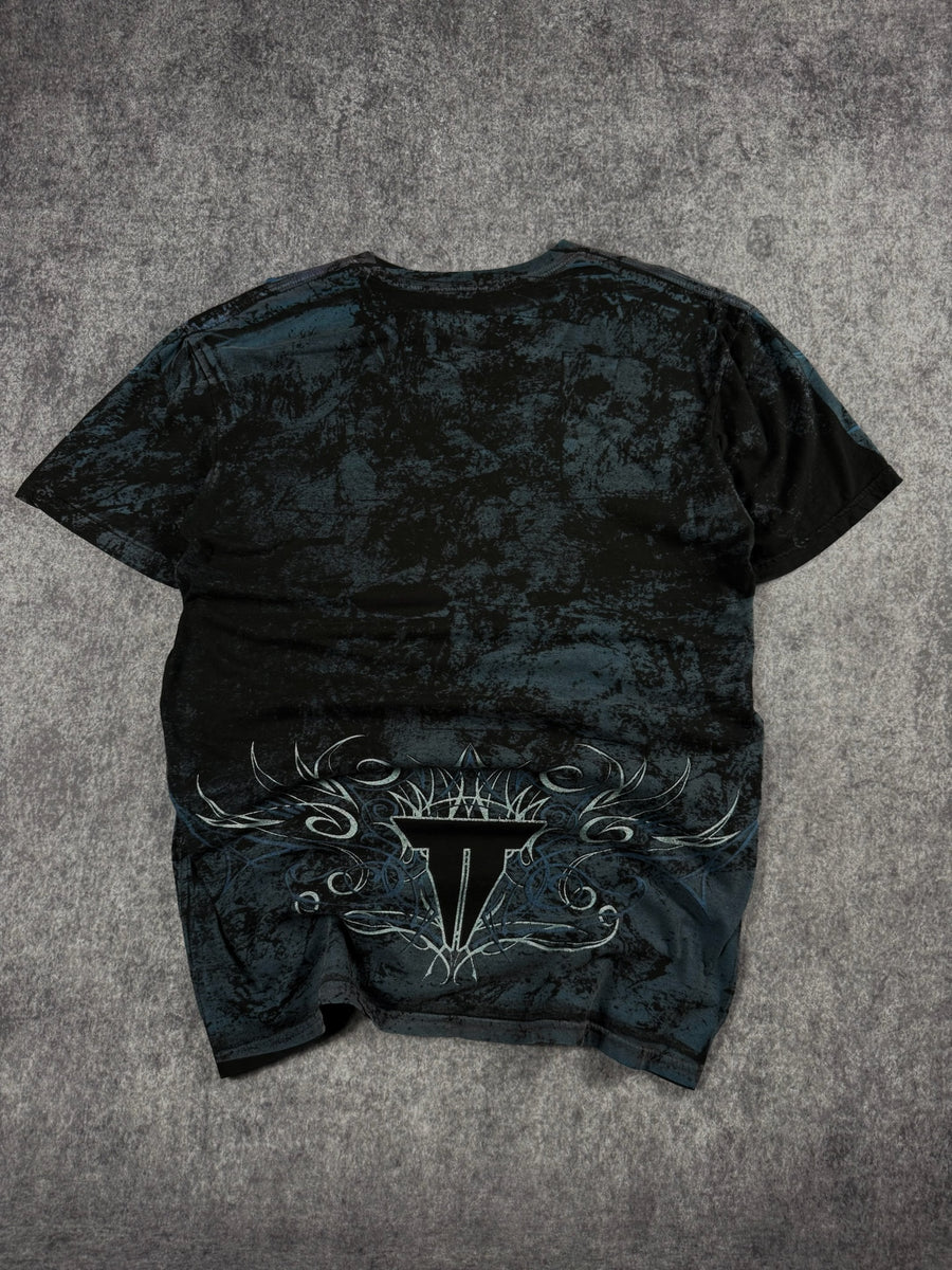 (GRAIL) 2000s CHROME THROWDOWN SHIRT (M)