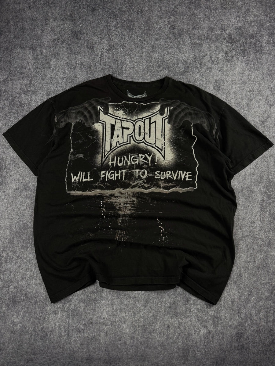 (RARE) 2000s TAPOUT x SIGNATURE SERIES SHIRT (XXL)