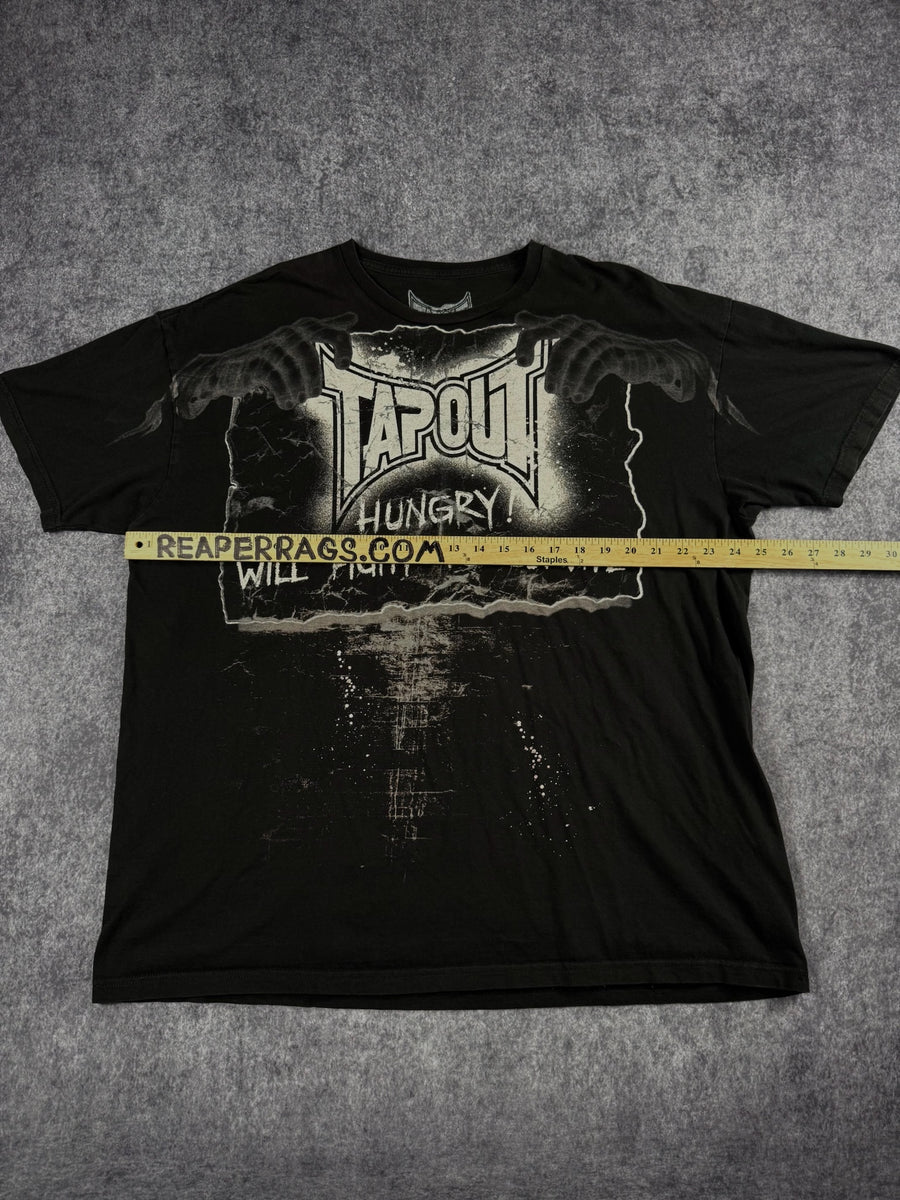 (RARE) 2000s TAPOUT x SIGNATURE SERIES SHIRT (XXL)