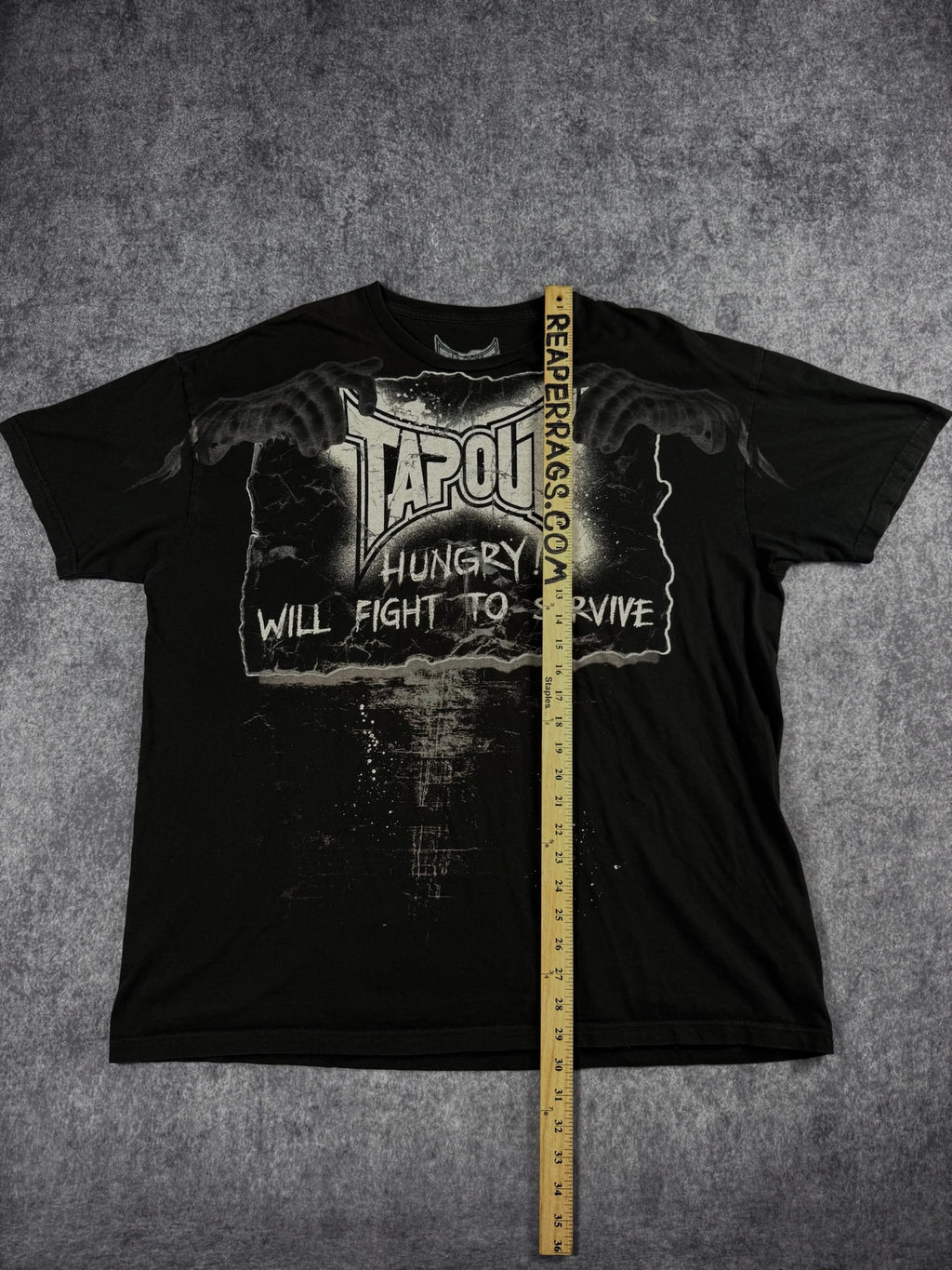 (RARE) 2000s TAPOUT x SIGNATURE SERIES SHIRT (XXL)